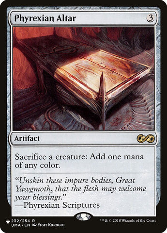 Phyrexian Altar (The List Reprints) 