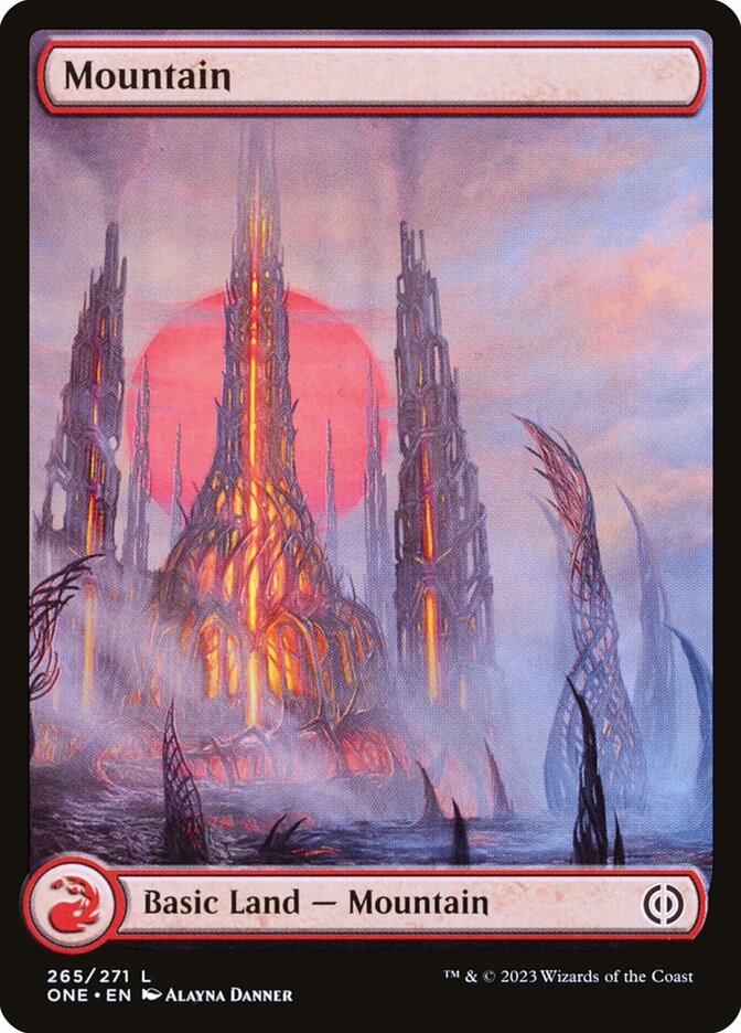 Mountain 265 (Phyrexia: All Will Be One)  - Foil