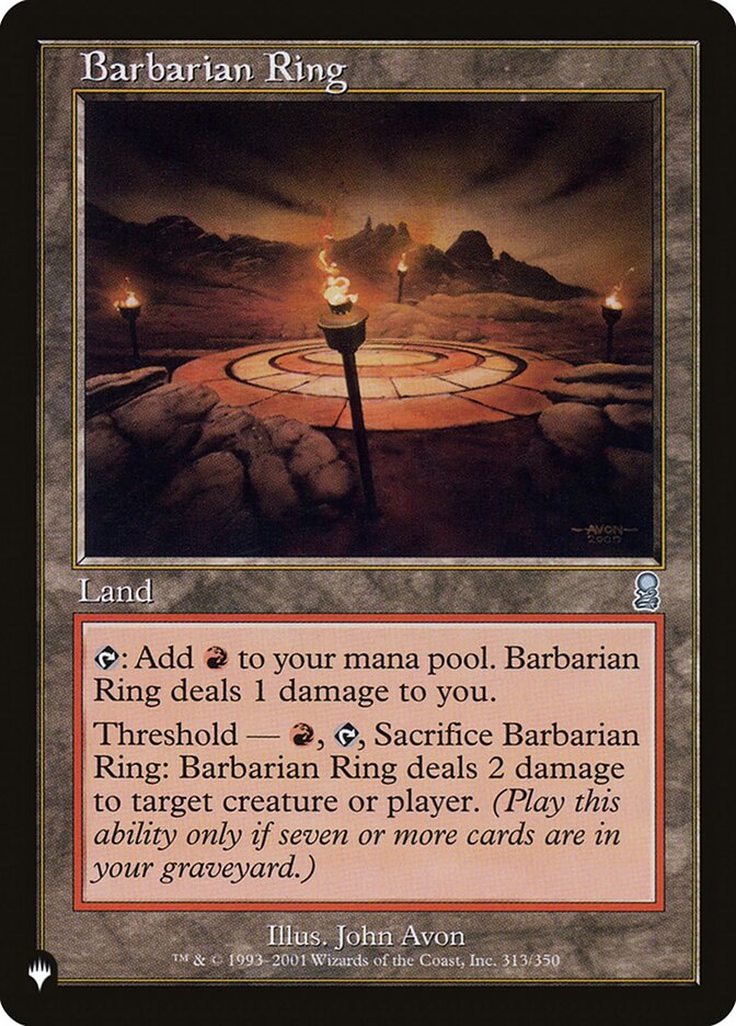 Barbarian Ring (The List Reprints) 