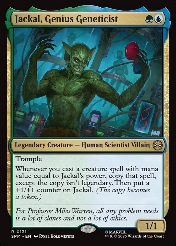 Jackal, Genius Geneticist (Marvel's Spider-Man)  - Foil