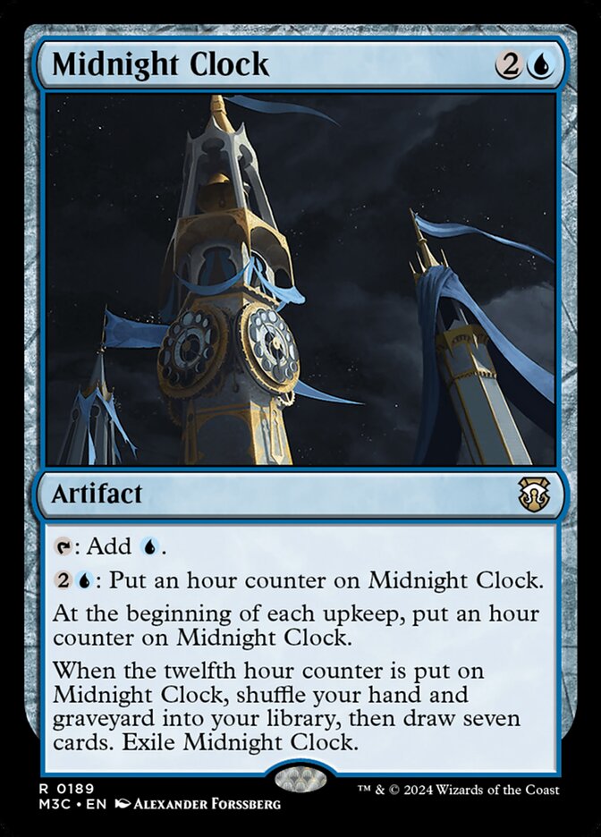 Midnight Clock 189/411 (Commander: Modern Horizons 3) 