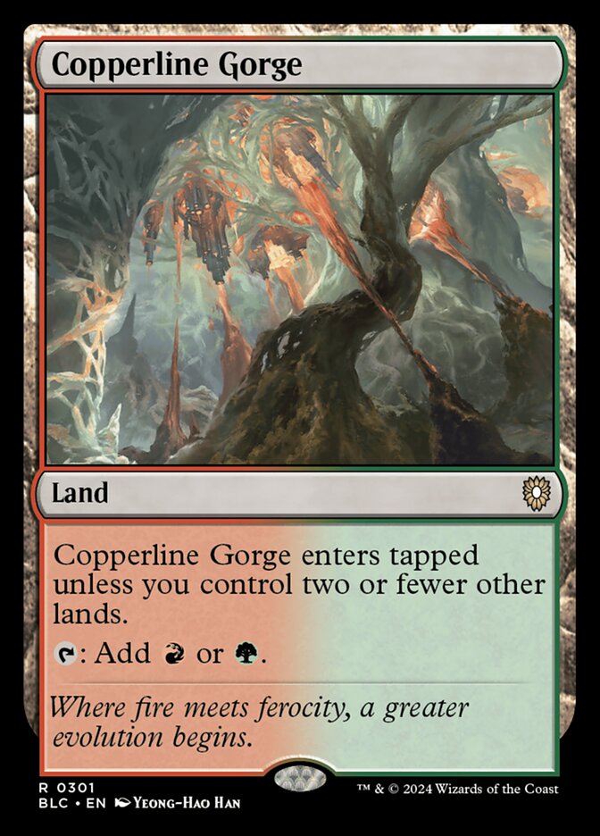 Copperline Gorge (Commander: Bloomburrow) 