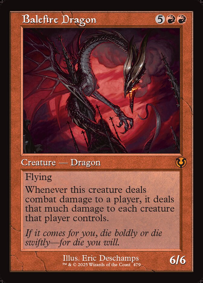 Balefire Dragon (Innistrad Remastered)  - Foil