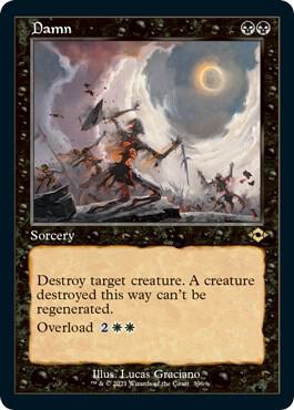 Damn Retro Frame Foil Etched 396 (Modern Horizons 2)  - Foil