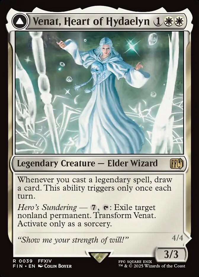 Venat, Heart of Hydaelyn // Hydaelyn, the Mothercrystal (FINAL FANTASY)  - Foil