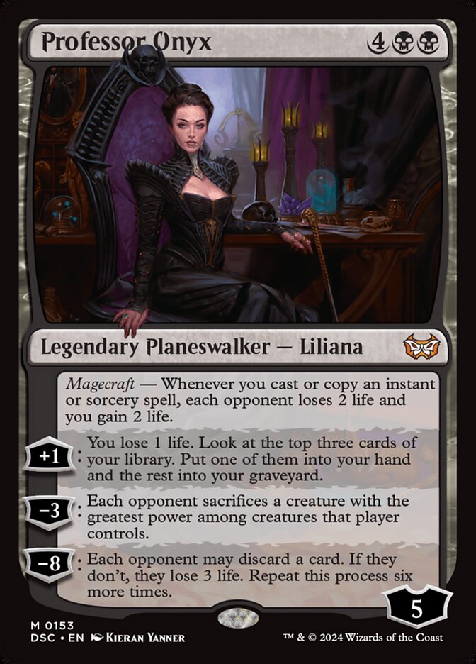 Professor Onyx (Commander: Duskmourn: House of Horror) 