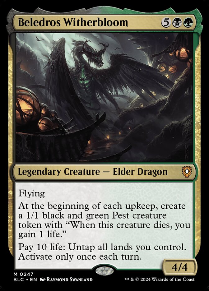 Beledros Witherbloom (Commander: Bloomburrow) 