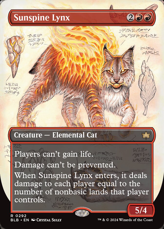Sunspine Lynx (Bloomburrow)  - Foil