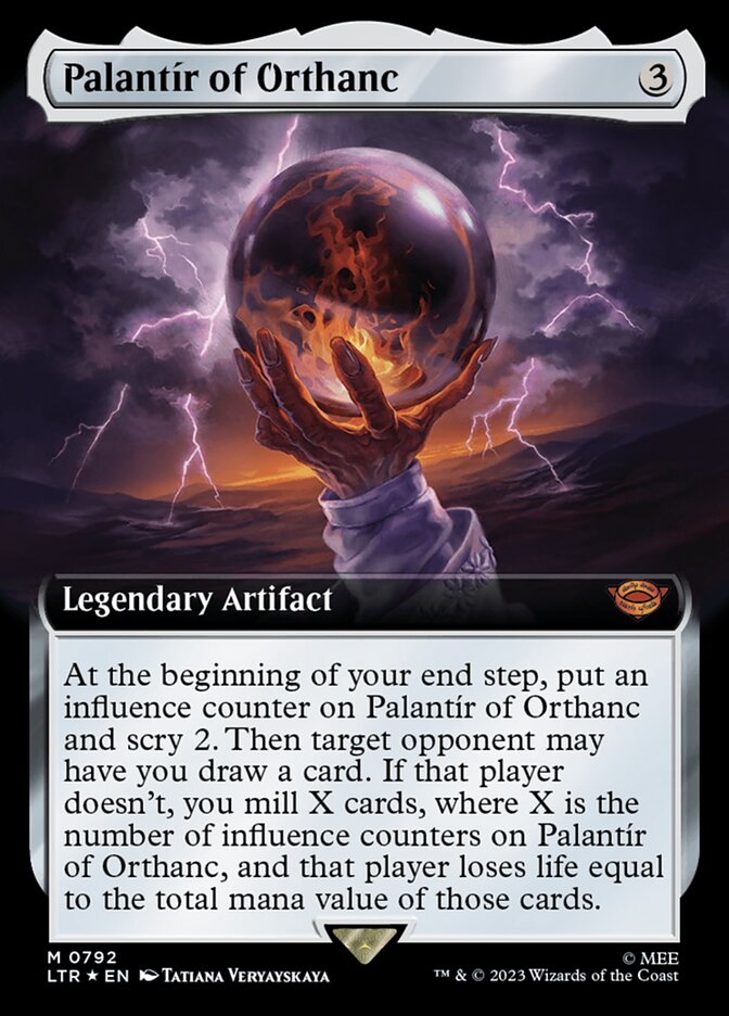 Palantír of Orthanc (Universes Beyond: The Lord of the Rings: Tales of Middle-earth)  - Foil