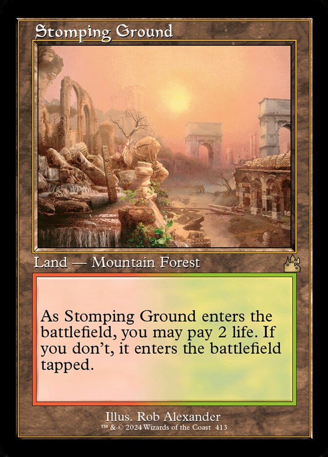 Stomping Ground (Ravnica Remastered)  - Foil