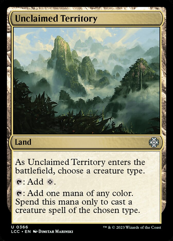 Unclaimed Territory 366 (Commander: The Lost Caverns of Ixalan) 