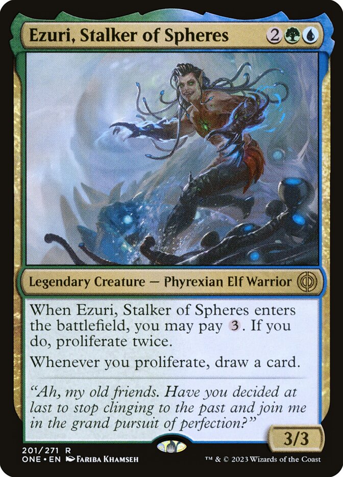 Ezuri, Stalker of Spheres 201/271 (Phyrexia: All Will Be One) 