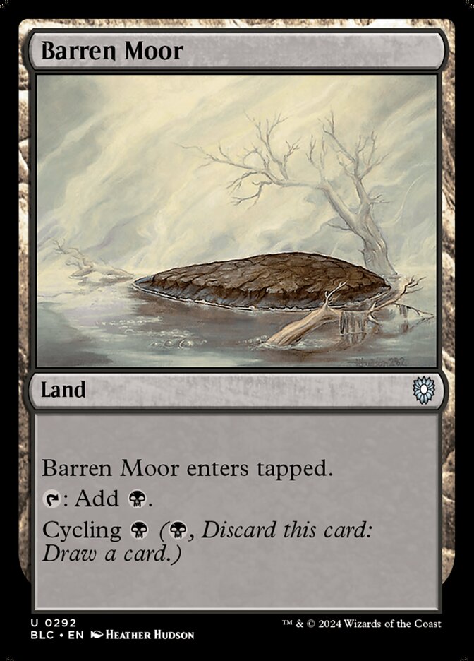 Barren Moor 292 (Commander: Bloomburrow) 
