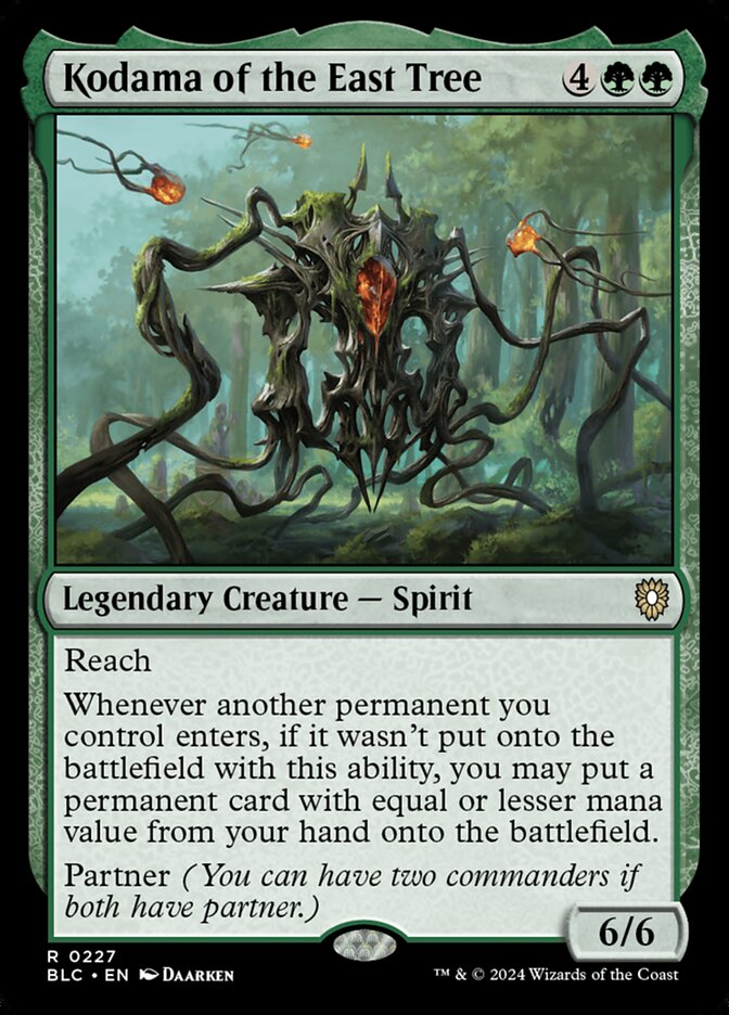 Kodama of the East Tree (Commander: Bloomburrow) 