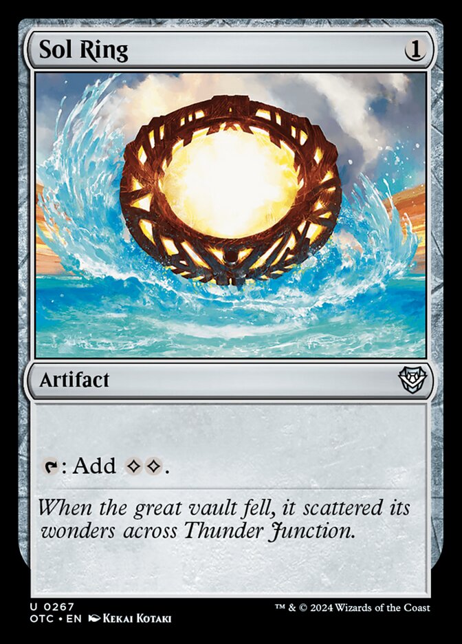 Sol Ring 267/342 (Commander: Outlaws of Thunder Junction) 