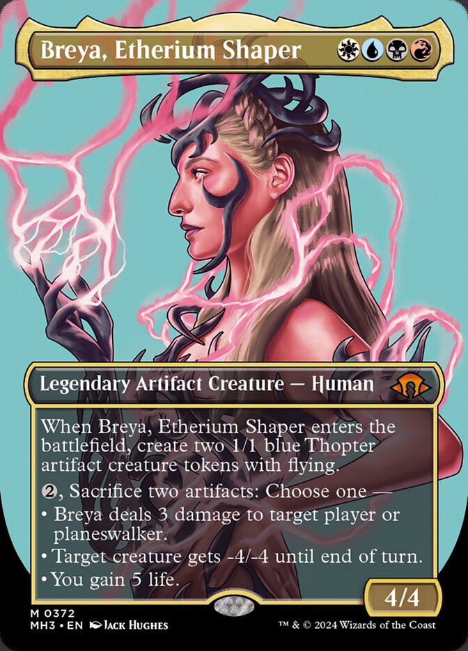 Breya Etherium Shaper Borderless 372 (Modern Horizons 3)  - Borderless Foil