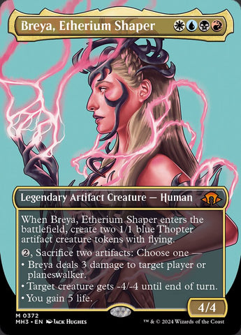 Breya Etherium Shaper Borderless 372 (Modern Horizons 3)  - Borderless Foil