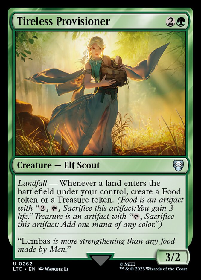Tireless Provisioner 262/347 (Commander: The Lord of the Rings: Tales of Middle-earth) 