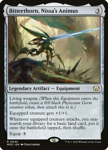 Bitterthorn, Nissa's Animus (Commander: March of the Machine) 