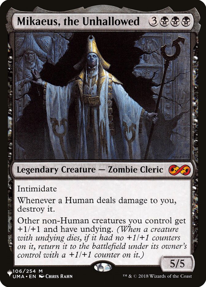 Mikaeus, the Unhallowed (The List Reprints) 