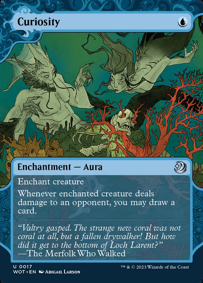 Curiosity (Wilds of Eldraine: Enchanting Tales)  - Foil