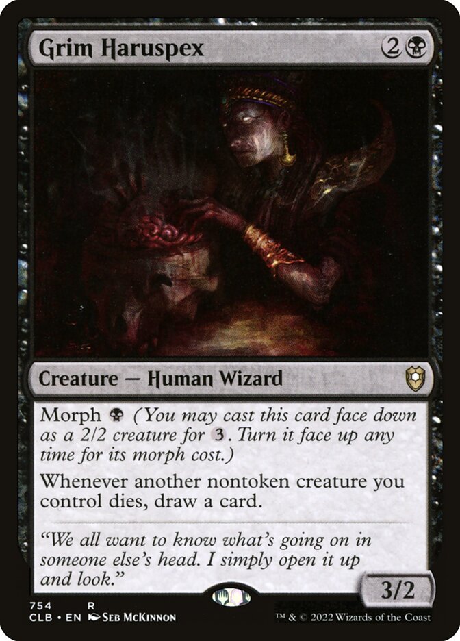 Grim Haruspex (Commander Legends: Battle for Baldur's Gate) 