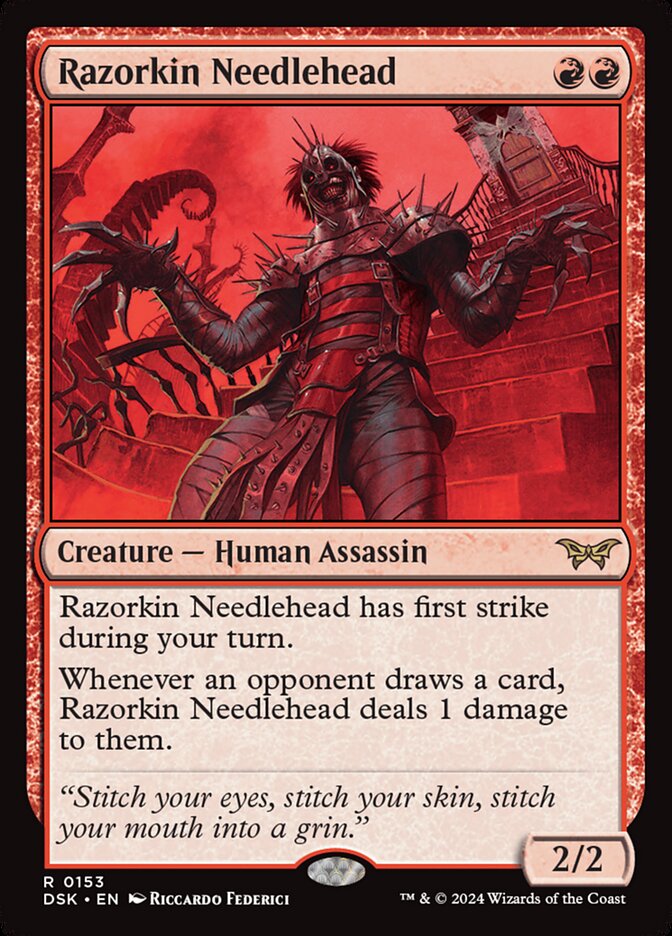 Razorkin Needlehead (Duskmourn: House of Horror) 