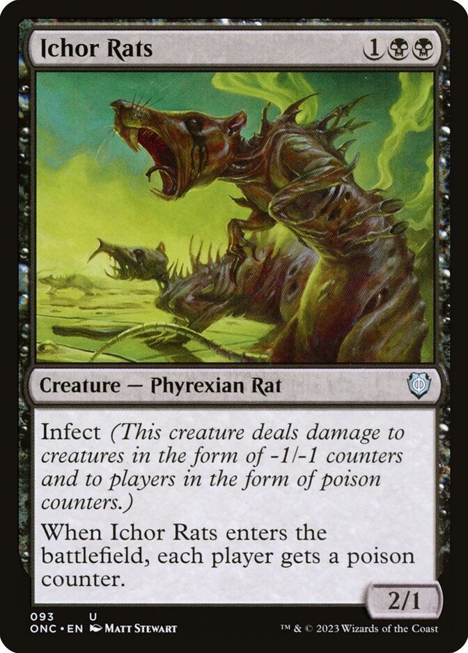 Ichor Rats (Commander: Phyrexia: All Will Be One) 