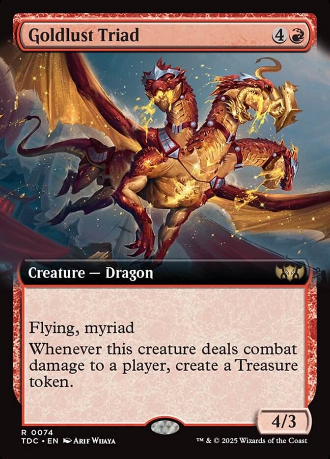 Goldlust Triad 74 (Commander: Tarkir: Dragonstorm) 