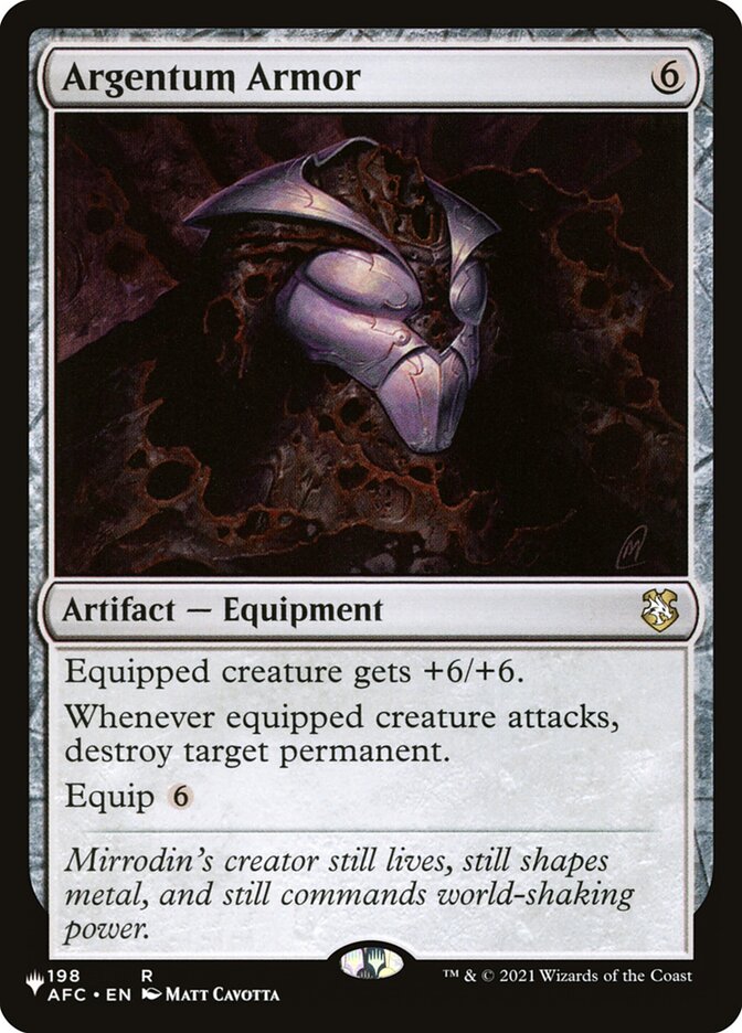 Argentum Armor (The List Reprints) 