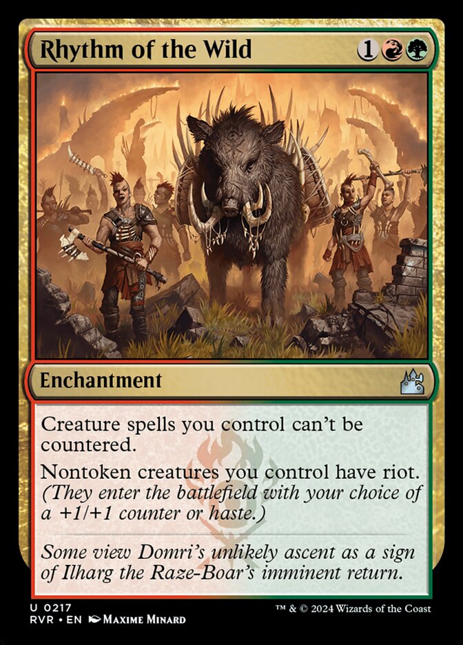 Rhythm of the Wild (Ravnica Remastered)  - Foil