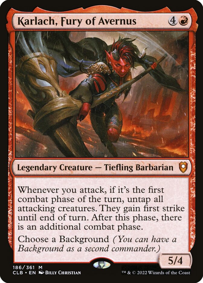 Karlach, Fury of Avernus (Commander Legends: Battle for Baldur's Gate)  - undefined
