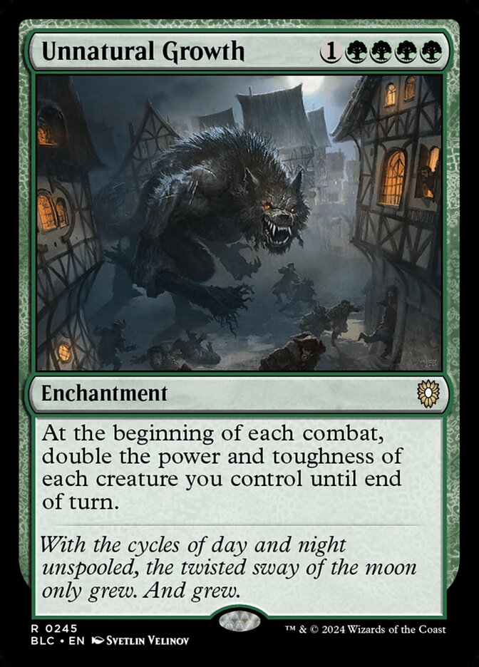 Unnatural Growth (Commander: Bloomburrow) 
