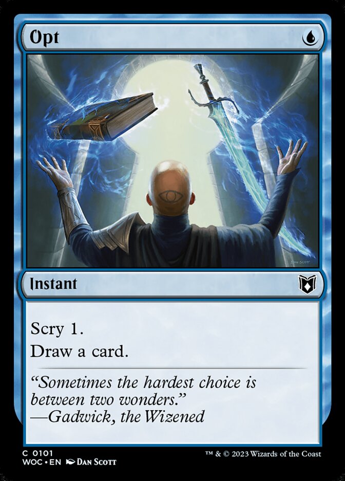 Opt 101 (Commander: Wilds of Eldraine) 