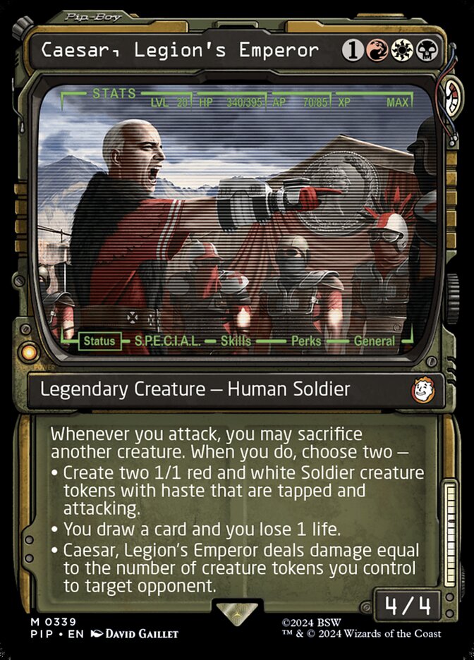 Caesar, Legion's Emperor (Universes Beyond: Fallout)  - Foil