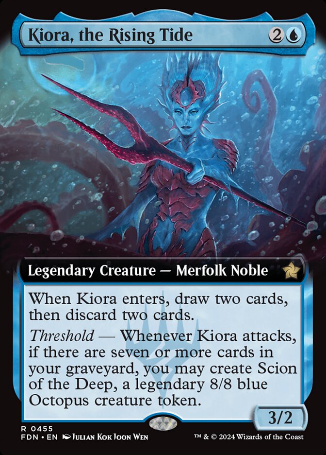 Kiora, the Rising Tide (Foundations)  - Foil