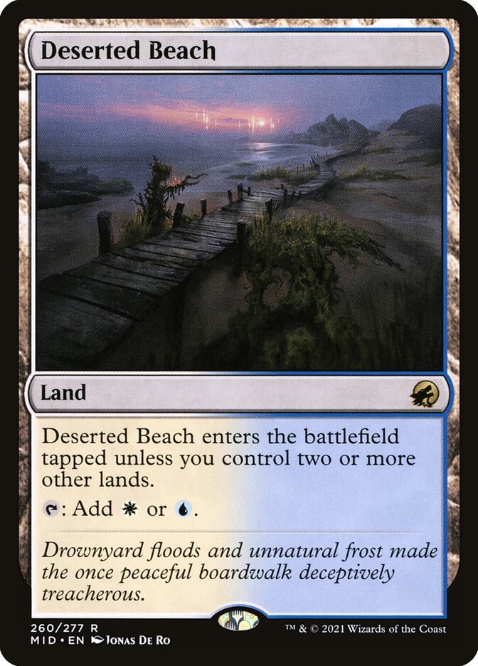 Deserted Beach (Innistrad: Midnight Hunt) 