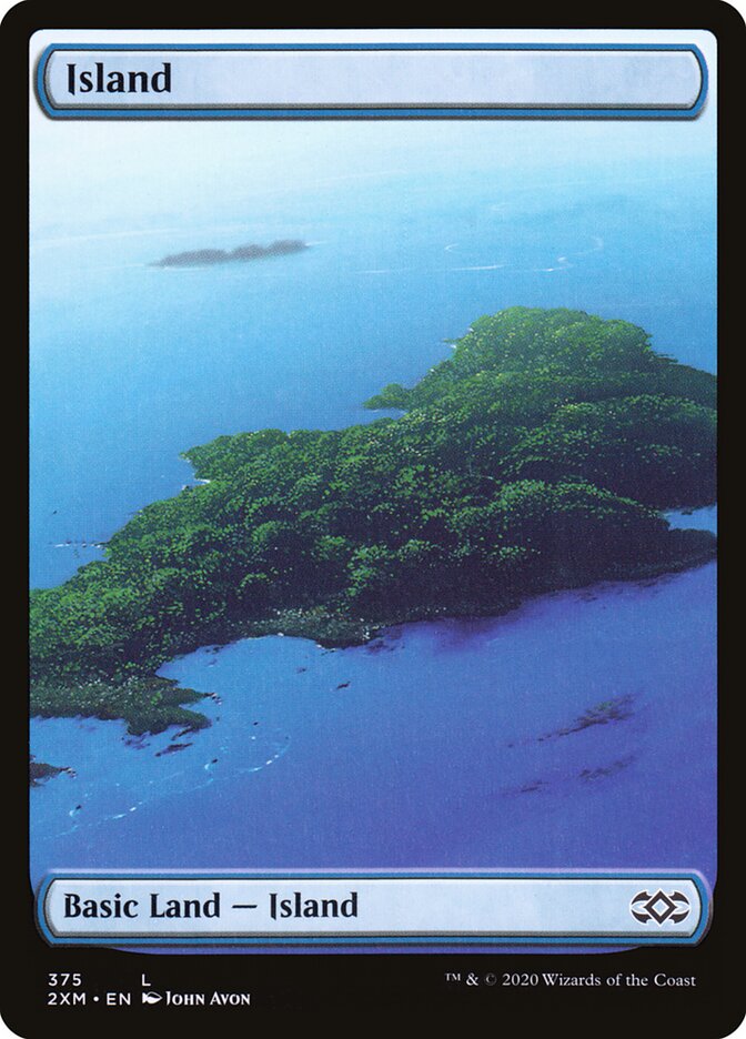 Island (Double Masters)  - Foil