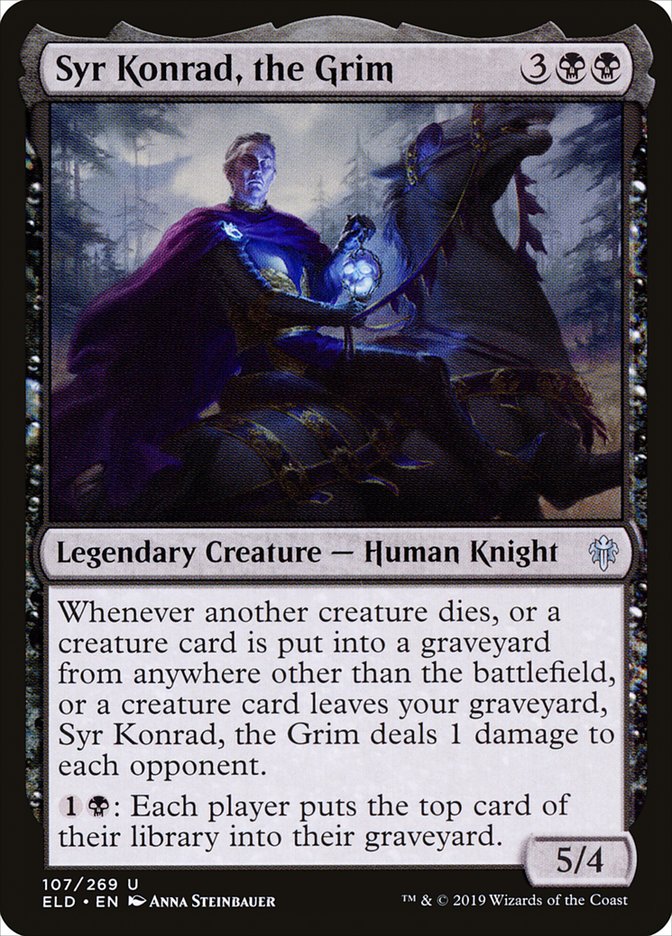 Syr Konrad, the Grim (Throne of Eldraine)  - Foil