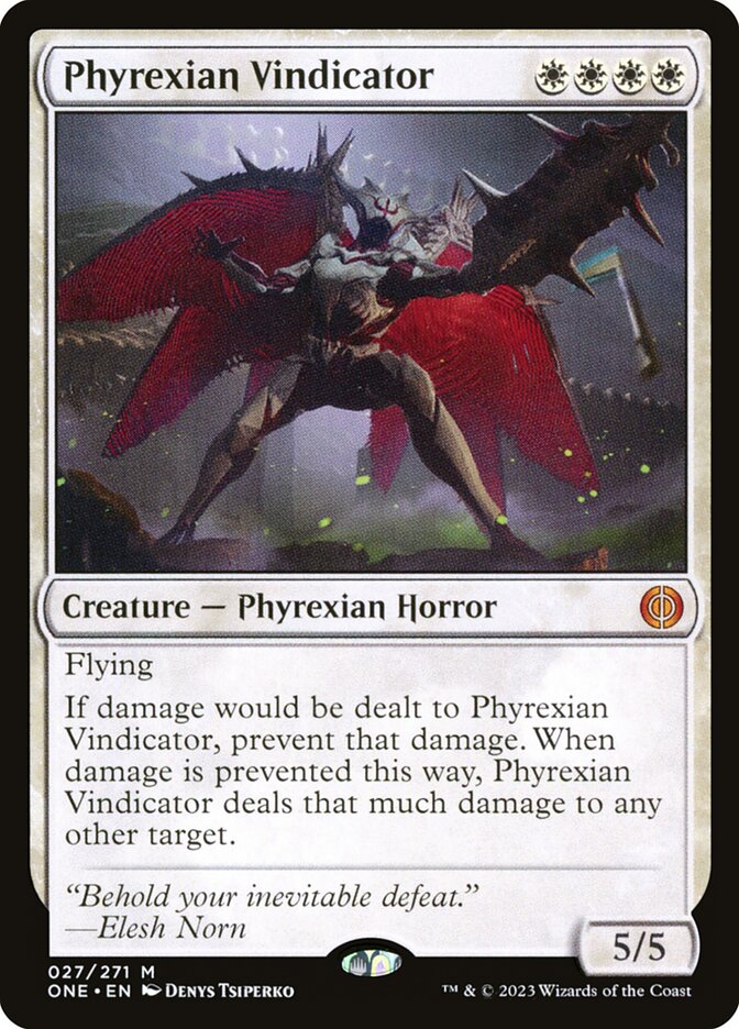 Phyrexian Vindicator 27 (Phyrexia: All Will Be One)  - Foil