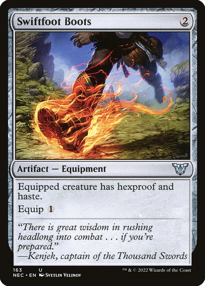 Swiftfoot Boots (Commander: Kamigawa: Neon Dynasty) 