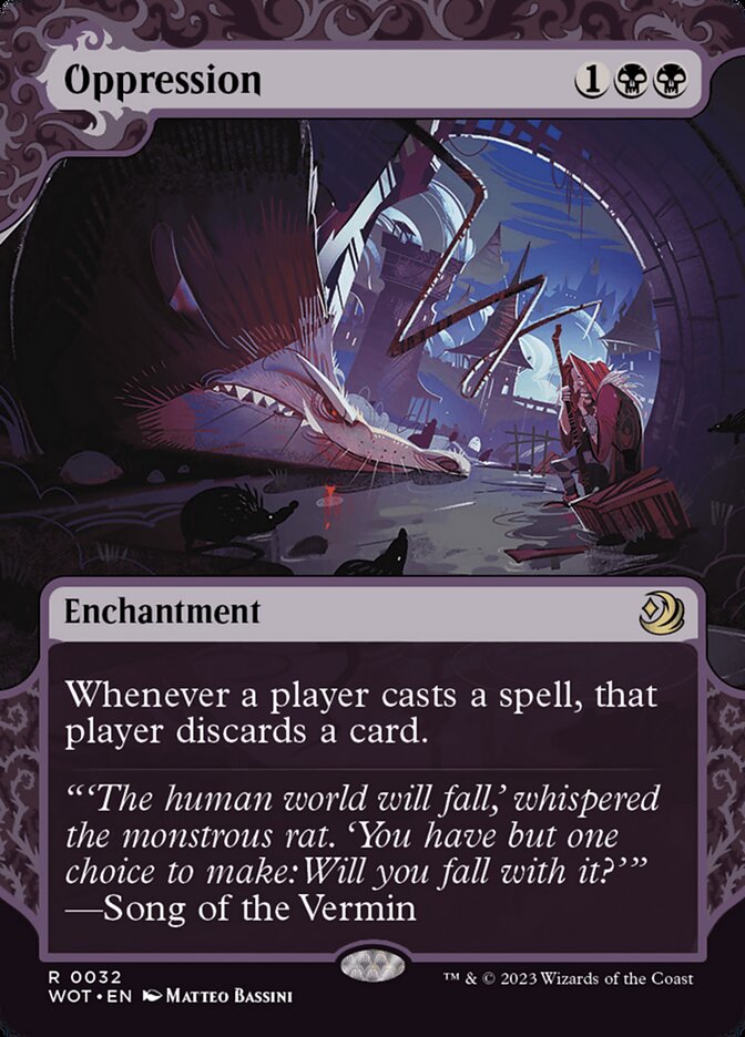 Oppression (Wilds of Eldraine: Enchanting Tales) 