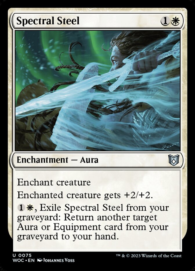 Spectral Steel 75 (Commander: Wilds of Eldraine) 