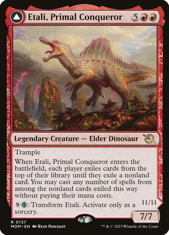 Etali, Primal Conqueror // Etali, Primal Sickness 137 (March of the Machine) 