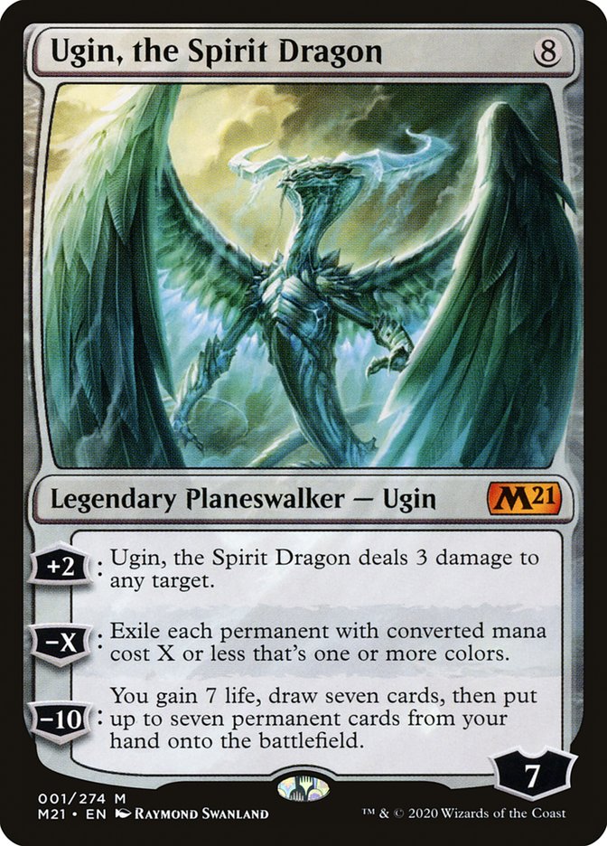 Ugin, the Spirit Dragon (Core Set 2021)  - Foil