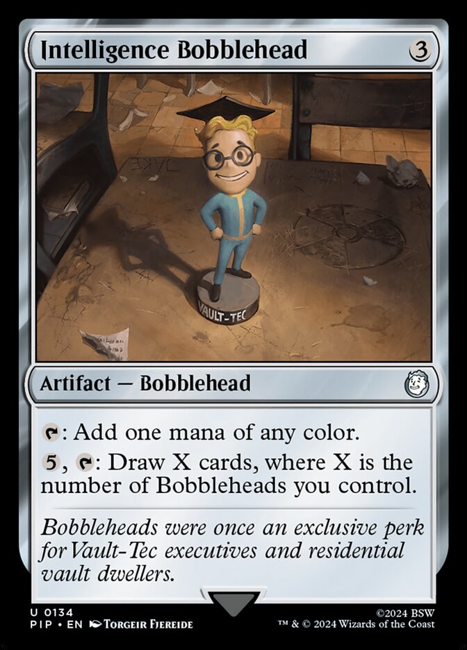 Intelligence Bobblehead (Universes Beyond: Fallout)  - Foil