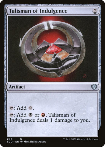 Talisman of Indulgence 282 (Starter Commander Decks) 