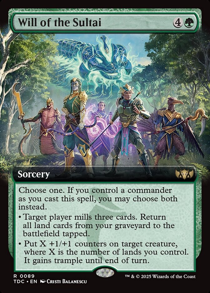 Will of the Sultai (Commander: Tarkir: Dragonstorm) 