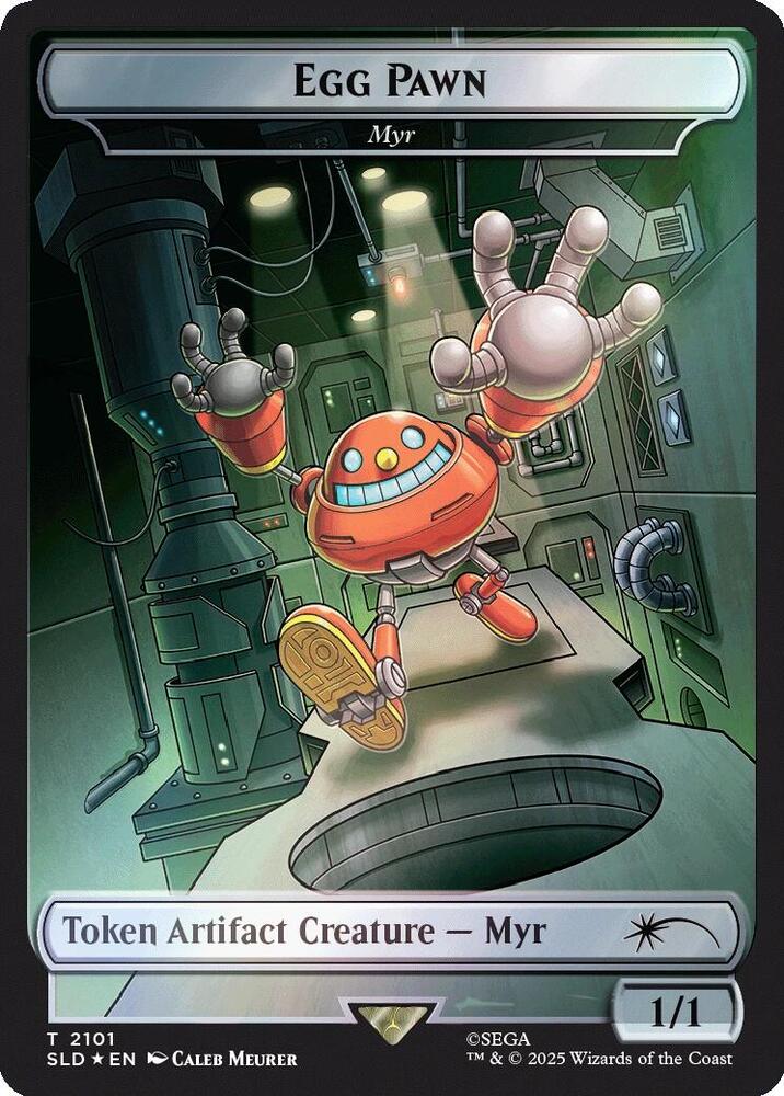 Egg Pawn Myr Token Rainbow Foil (Secret Lair Drop Series)  - Foil