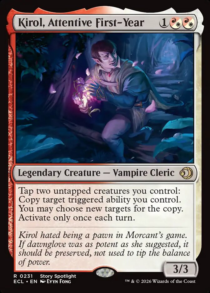 Kirol, Attentive First-Year (Lorwyn Eclipsed)  - Foil
